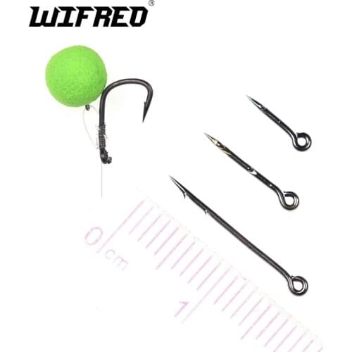Wifreo 20pcs Black Bait Spikes Boilie Pins Carp Fishing Bait Sting Carp Feeder Fishing For Ronnie Rig