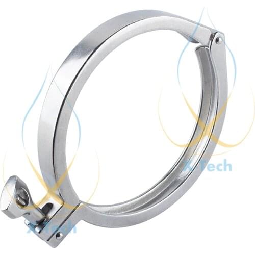 6.5" Tri-Clamp, Tri-Clover, Single Pin Clamp. Stainless steel 304