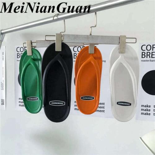 Street Walking Shoes for Women 2021 Large Size Fashion Womens Flip-flops Breathable Lightweight Flat Sandals Woman Sneaker CN