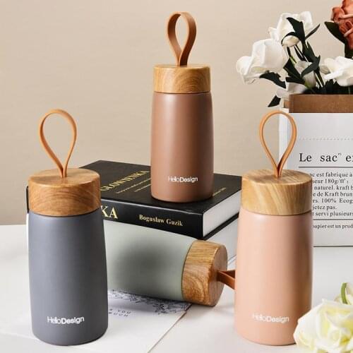 Thermo Cup Creative fashion insulation coffee cup 304 stainless steel thermos mini kettle portable travel mug thermos