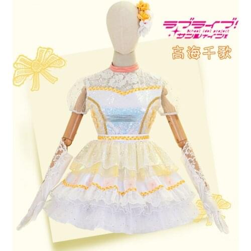 Aqours Lovelive! sunshine!!Thank you friends 4th Anniversary Playing Song Service Costume Suit