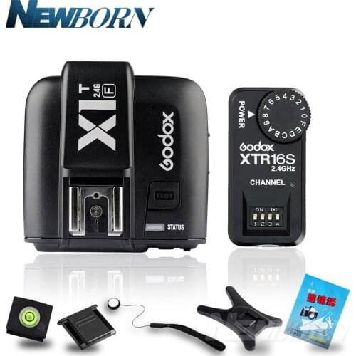 Godox X1T-F TTL 2.4G Wireless Trigger for Fujifilm + XTR-16S Flash Receiver for V850/V860N/V860C/V850II/V860IIC/V860N/V860II-F