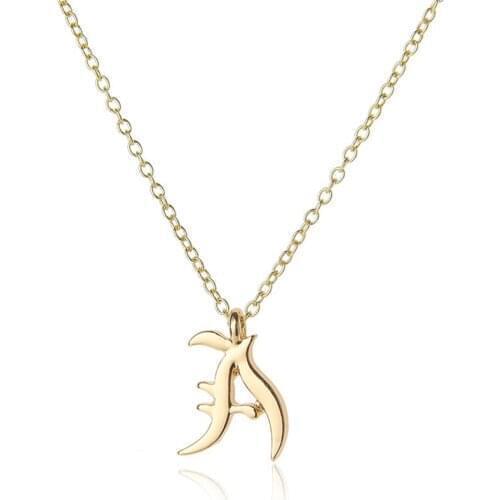 Lucky America English word Letter A Family name sign bracelet Charm alphabet name Initial Letter monogram bracelet jewelry