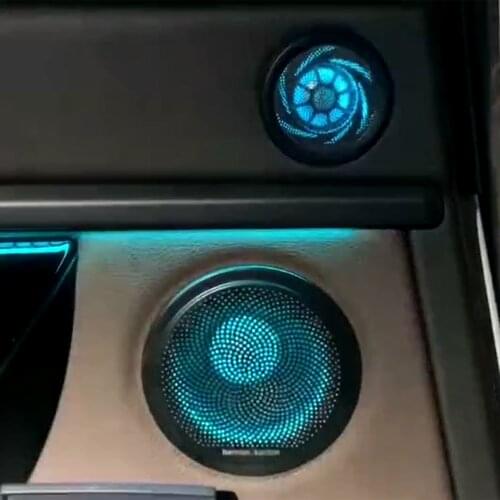 Stereo Horn LED Illuminate Speaker Cover For BMW F10 F11 F30 F32 Audio Upgrade Kit Car Speakers Tweeter Back Seat Trim Refit