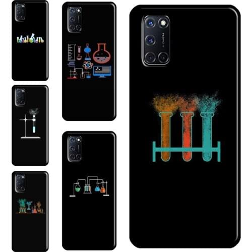 Science Chemistry Case For OPPO A91 A93 A83 A15 A31 A53 A9 A5 2020 F5 Find X3 Pro A52 A72 A3S A5S Cover Capa