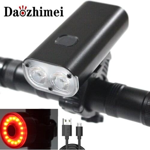 Super bright LED Bicycle Light 10W 1200LM 5 Modes USB Rechargeable MTB Mountain Road Bike Front Lamp Cycling torch Equipment