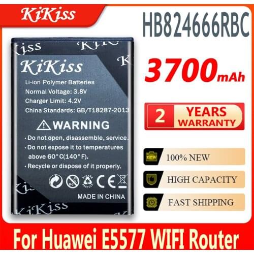 KiKiss HB824666RBC Replacement Battery For Huawei E5577 E5577Bs-937 E5577s-321 WIFI Router Phone Long Standby Time Battery