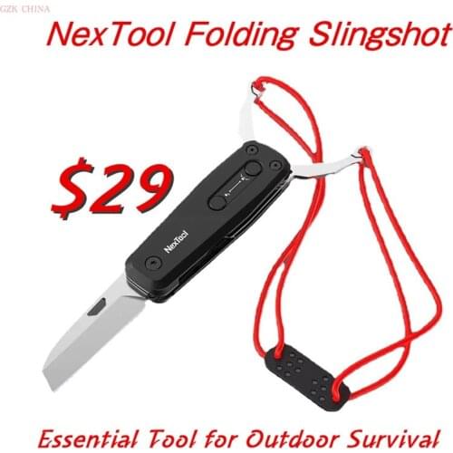 NexTool Folding Slingshot Multi-Purpose Knife For Outdoor Survival