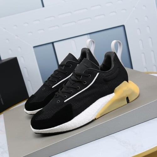 Men Shoes 2021 Breathable Lace Up Sneakers Genuine Leather Patchwork Flat Causal Males Loafers