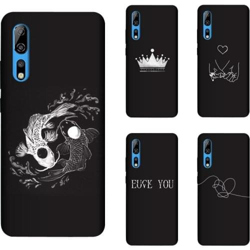 Soft Silicone TPU For ZTE Axon 10 Pro 5G A2020 Case Cover Painting Matte Cases For ZTE Axon 10 Pro Funda