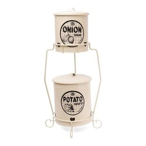 Medium Size Thick Wire Potato Onion Set Cream