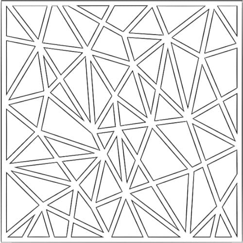 Irregular Pattern Background Plastic Stencil for DIY Scrapbooking Decorative Card Making Drawing Template 6x6inches New 2019