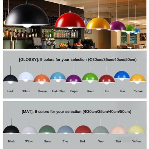 New Milado 350mm Ball Shaped Lamp Pendant Lights Morden Home Decor Hanging Mat Glossy