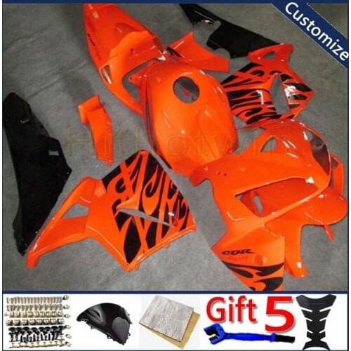 Motorcycle fairing For CBR600RR 2005 2006 CBR 600 RR 05 06 F5 motorcycle bodywork kit Injection mold orange