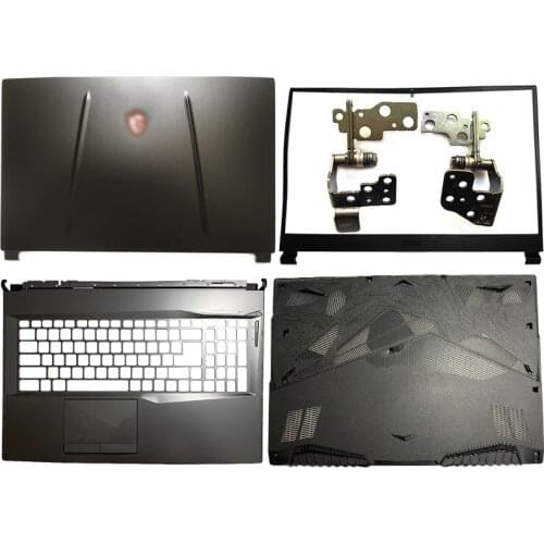 Original NEW Laptop For MSI GP75 MS-17E1 MS-17E2 MS-17E3 LCD Back Cover/Front Bezel/Hinges/Palmrest/Bottom Case