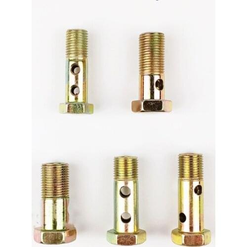 10PCS M14 m16 m18 hollow screw Diesel engine oil recyle return tubing hinge hydraulic oil bolt Screw
