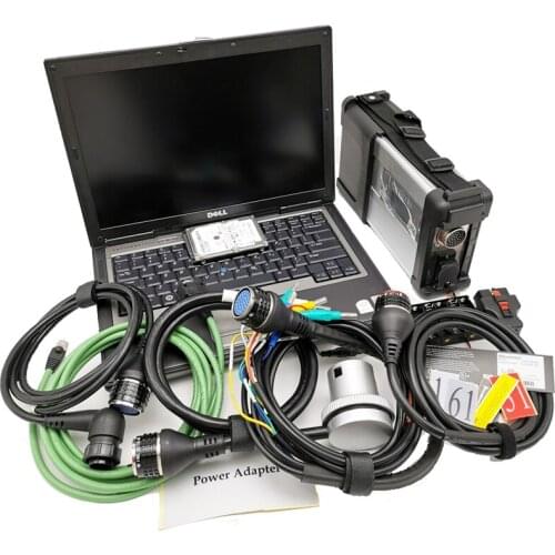 Star Diagnosis c5 Mb Sd Compact 5 Five Cables with 06/2021Newest Software Hdd Installed in for Dell d630 Laptop Full Set