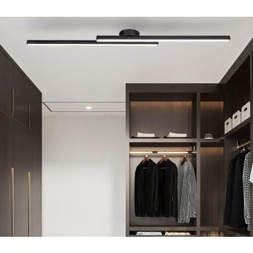 Bedroom Bedside Reading Led Wall Lamp Living Room Background Hotel Project Black And White Strip light kitchen fixtures Wandlamp