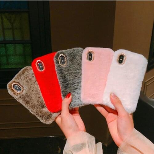 Rabbit Cases For Htc One M8 M10 M9 Dearie 12 Plus U12 U11 U ULTRA One M10 Plush Warm Fur Bunny Covers
