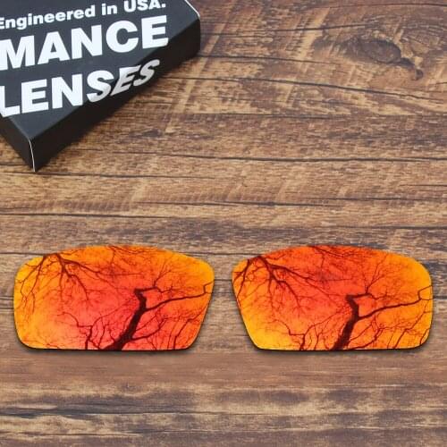 ToughAsNails Polarized Replacement Lenses for Oakley Canteen 2006 Sunglasses Fire Red Mirrored Color (Lens Only)