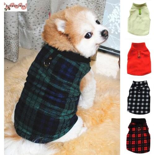 Winter Fleece Dog Clothes for Dogs Puppy Clothing French Bulldog Coat Pug Costumes Jacket For Small Dogs Chihuahua Hondenkleding