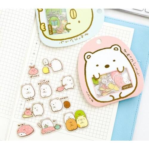 1 Set 50Pcs DIY Hand Painted Hand Drawing Francoise Stamp Theme Sticker Diary Decal Decor