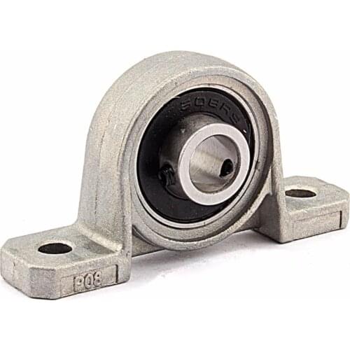1Pc 8mm KP08 Bearing Insert Bearing Shaft Support Spherical Roller Zinc Alloy Mounted Bearings Pillow Block Housing