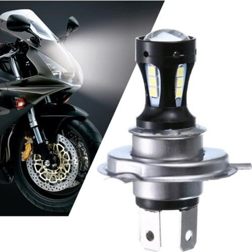 1 Pc H4 Motorcycle Headlight 3030 18SMD 950LM 6000K 18W 12-24V LED Car Head Light Lamp Bulb