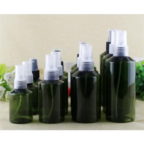 10pcs 50/100/150/200ml Refillable Sprayer Bottles Esstenial Oil Liquid Empty Atomizer Makeup Spray Bottle Perfume Plastic