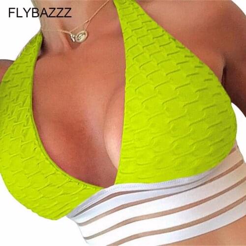2019 NEW Women Hot Breathable Sexy Deep V-Neck Yoga Bras Athletic Gym Running Fitness Yoga Vest Halter Sport Bra Tops Sportswear