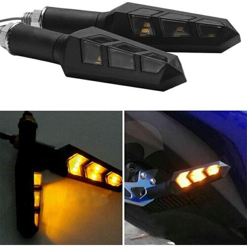 4pcs Universal Motorcycle LED turn signals Indicator Light Flashing Motorbike Lamp intermitentes moto Tail Light Signal Lamp 12V