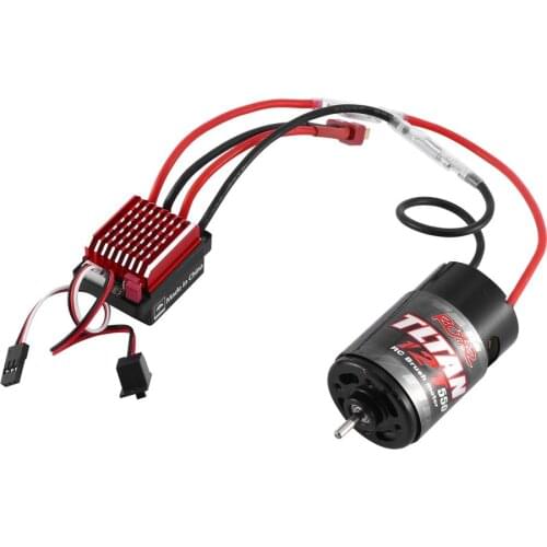 550 Brushed Motor 12T 21T 29T 35T 60A ESC for 1:10 RC Crawler Axial SCX10 AXI03007 JL 90046 Traxxas TRX4 TRX6 RC Car Boat Parts
