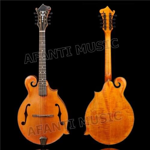 Afanti Solid Spruce top / Flamed Maple Back & Sides / Afanti Octave Mandolin (AMB-212S)