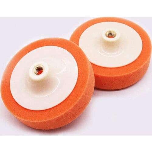 Auto Car Polishing Pad For Polisher Sponge Wheel Waxing Orange Car Accessories Polishing Disc Wash Maintenance