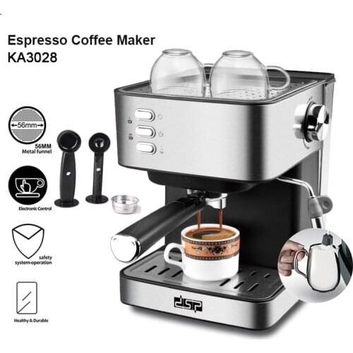 Office cafe mach automatic espresso coffee machine Infuser Espresso Machine home small Italian semi-automatic steam milk froth