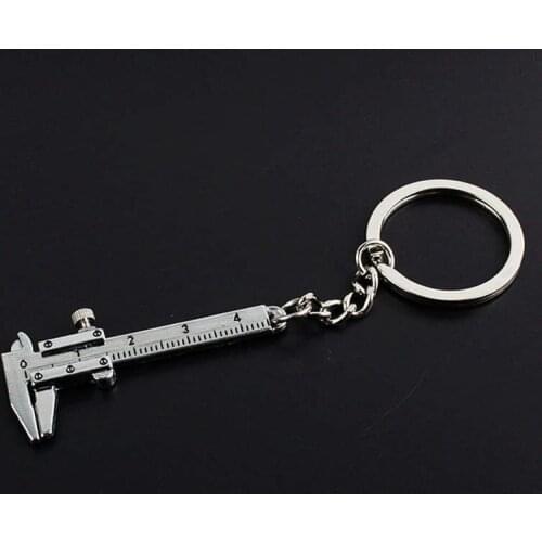 Car key mini vernier caliper keychain For UAZ 469 Hunter Patriot 31512 3153 3159 3162 Simbir