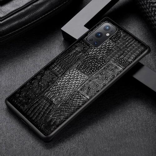 For Oneplus 9 9r Pro 5G Back cover Genuine Leather Cowhide f7 8 9 7T 8T 9T Pro Nord plus N100 CE 4G Mix3 Max3 mobile phone case