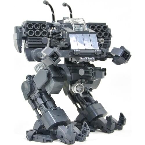 DIY MOC Mecha Adult Building Blocks Goliya Armed Robot Bigfoot Mech Model toys for children gifts