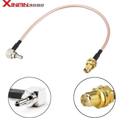 SMA female jack to CRC9 pigtail cable for HUAWEI 3G modem RG316 cable 15CM