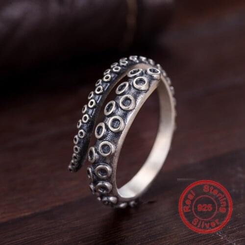 HANDPK Women's Silver Rings