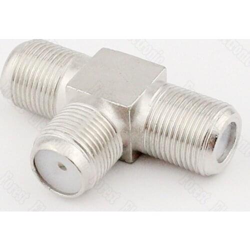 Imperial F Head Connector Three Ways Connector Cable TV Connector