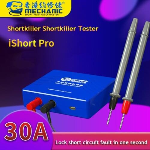 Mechanic Solder Short Killer Circuit Detector VCC Power Supply Phone Motherboard Short Circuit Burning Detection Tool Box