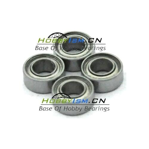 4PCS 5X8X2.5 Metal Shields Bearings ABEC-3 MR85 ZZ