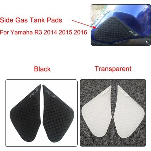 MTCLUB For Yamaha YZF R3 2014 2015 2016 R3 Motorcycle Strong 3M Anti slip Fuel Tank Pad Side Gas Knee Grip Traction Pads