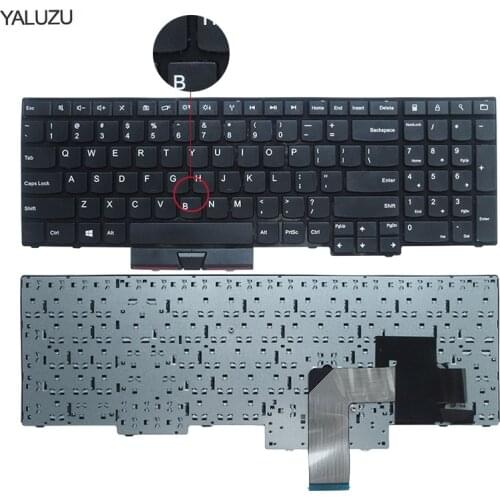 US New Keyboard FOR Lenovo FOR ThinkPad FOR Edge E530 E530C E535 E545 04Y0301 0C01700 V132020AS3 Laptop Keyboard No rocker