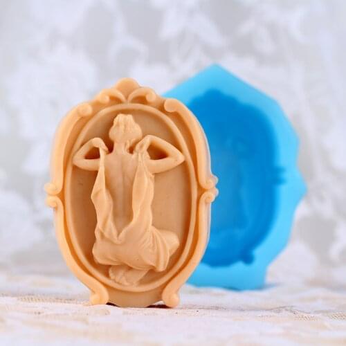 Silicone Soap Mold Classical Pattern Craft Handmade Soap Making Mould