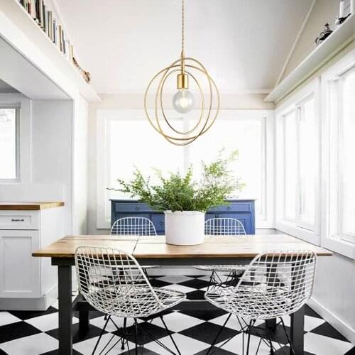 Nordic Hemp Rope Pendant Lights Fixture E27 Modern Creative Hanging Lamp Industrial Retro 100% copper for Bedroom Living Room