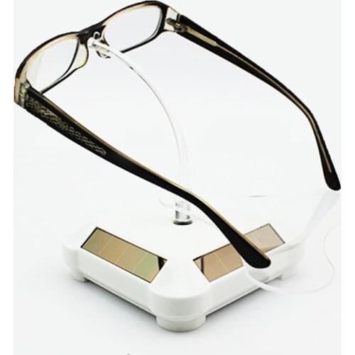Solar glasses sunglasses display jewelry diamond ornaments hair hoop tray rotating disc counter
