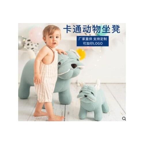 Creative animal sitting stool cartoon childrens toy living room large manufacturers can wholesale