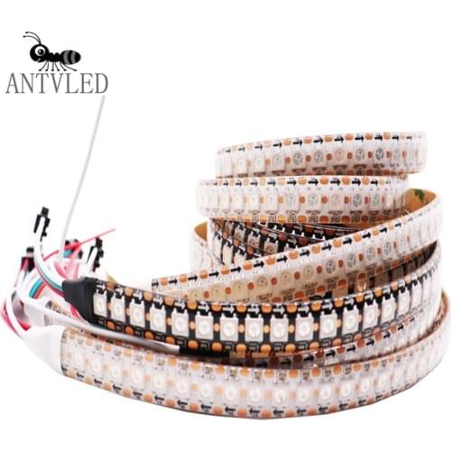 WS2812B WS2812 Led Strip1m 4m 5m ,30/60/74/96/144Pixels/Leds/m Individually Addressable Smart WS2812 IC RGB Led Strip